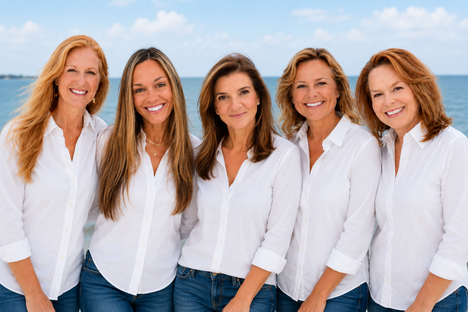 Family enjoying Emerald Coast beach lifestyle